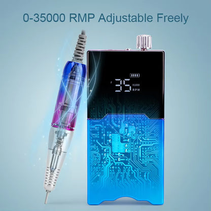 ZY362 Desktop Rechargeable Nail Drill 35,000RPM