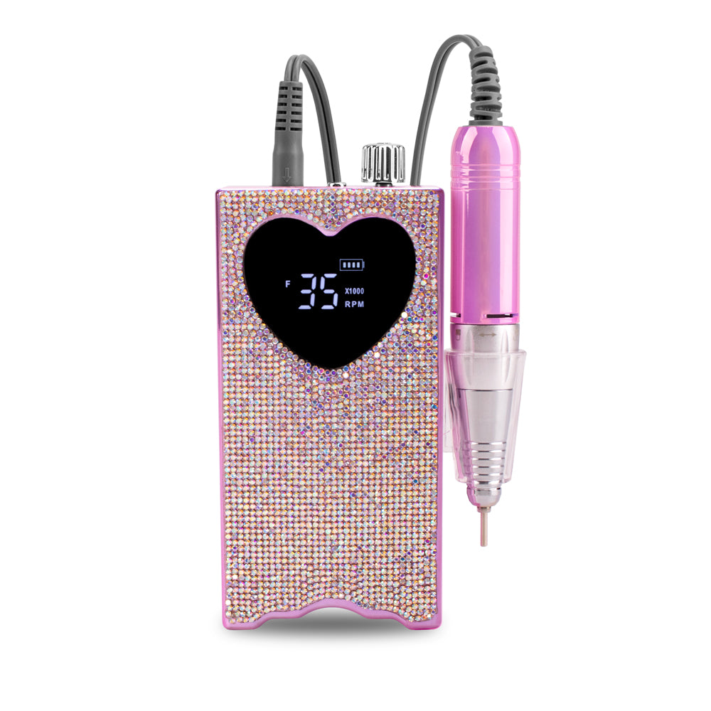 ZY361 Diamond Pink Cordless Nail Efile Machine