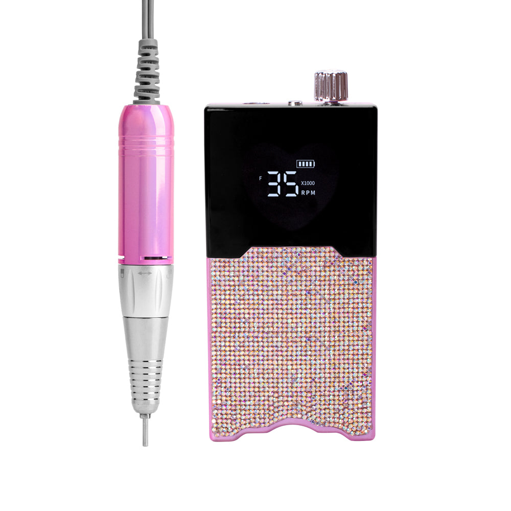 ZY361 Diamond Pink Cordless Nail Efile Machine