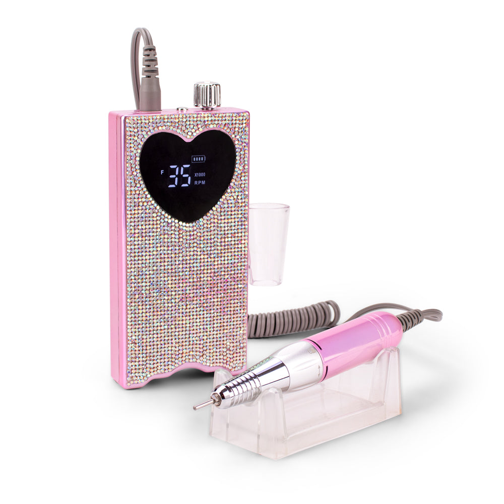 ZY361 Diamond Pink Cordless Nail Efile Machine