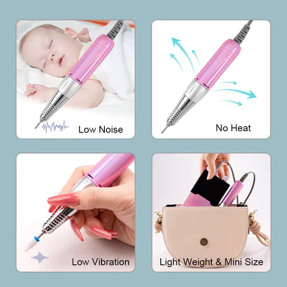 ZY362 Desktop Rechargeable Nail Drill 35,000RPM
