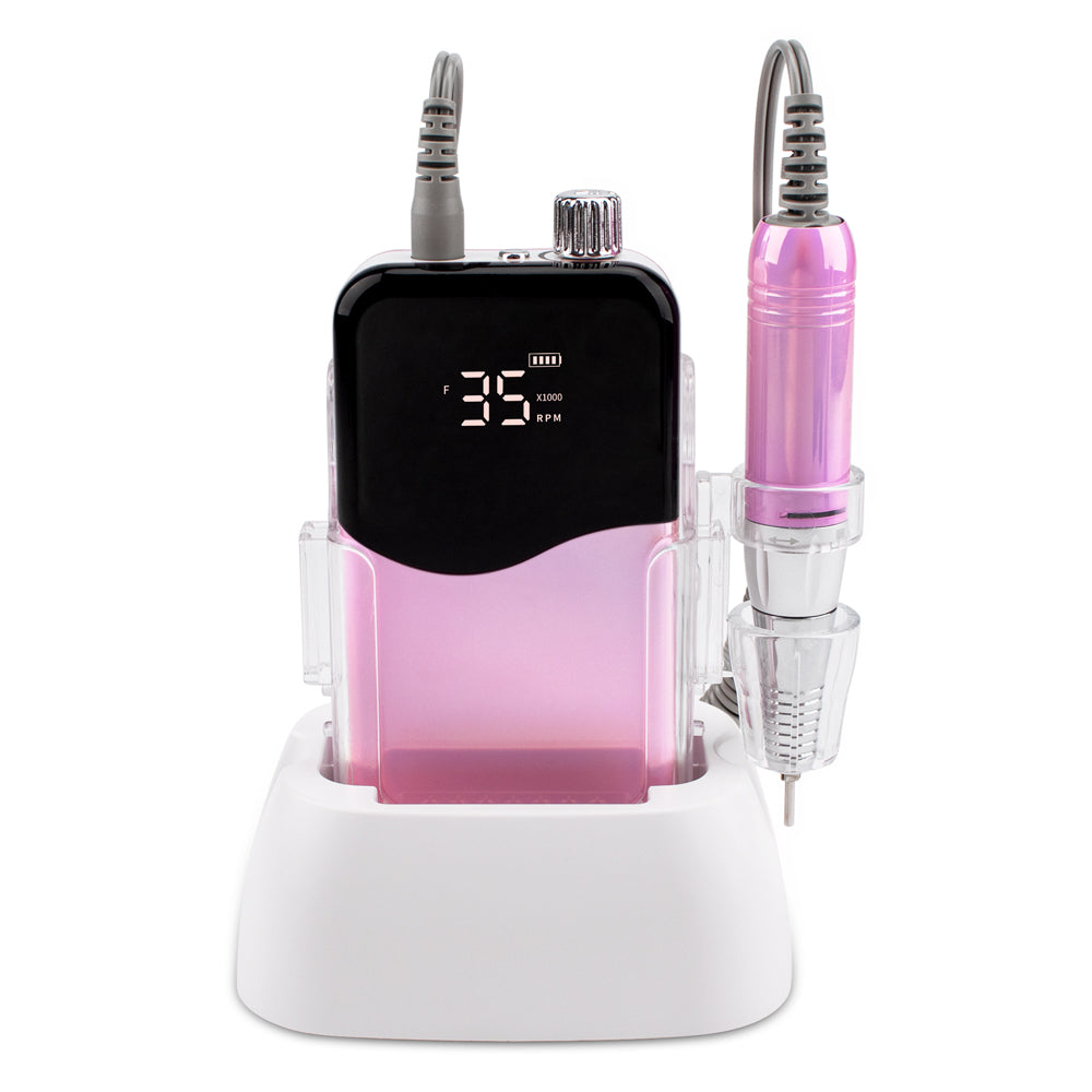 ZY358 Gradient Color 35000RPM Rechargeable Nail Efile Drill